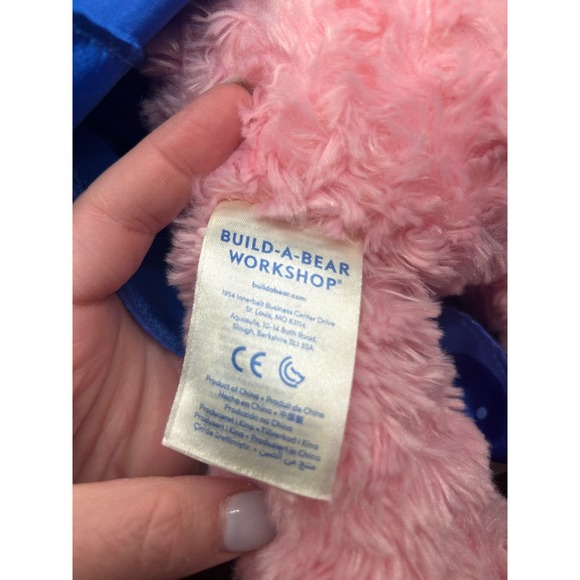 Build-a-Bear Pink Bear Lovely Stuffie Elsa Dress Frozen Disney Dress-up - Picture 5 of 7